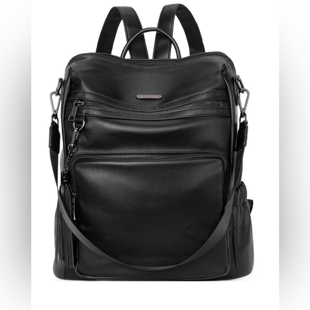 🌺CLUCI Backpack Purse for Women Large Leather Fashion Designer Travel Ladies🌺